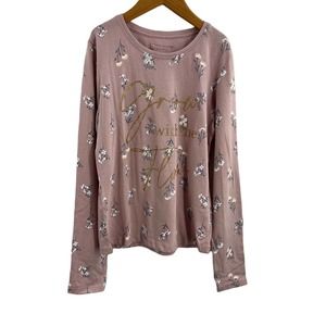 Primark Grow‎ With The Flow Floral Long Sleeve Tee 10-12 New